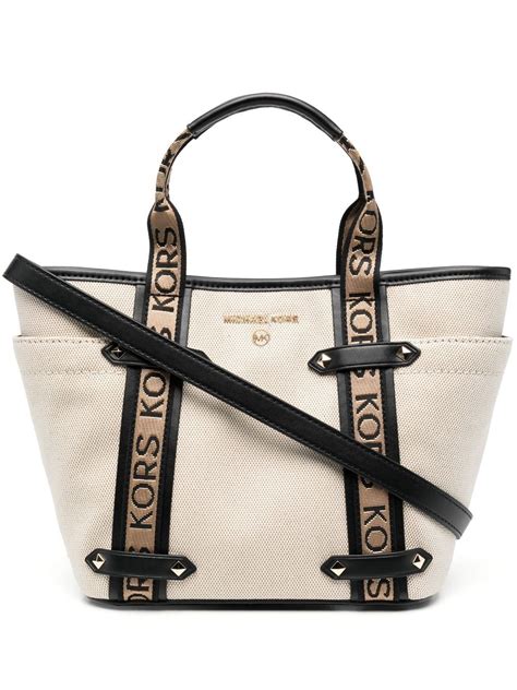 michael kors grab bag canvas|michael kors maeve tote bag.